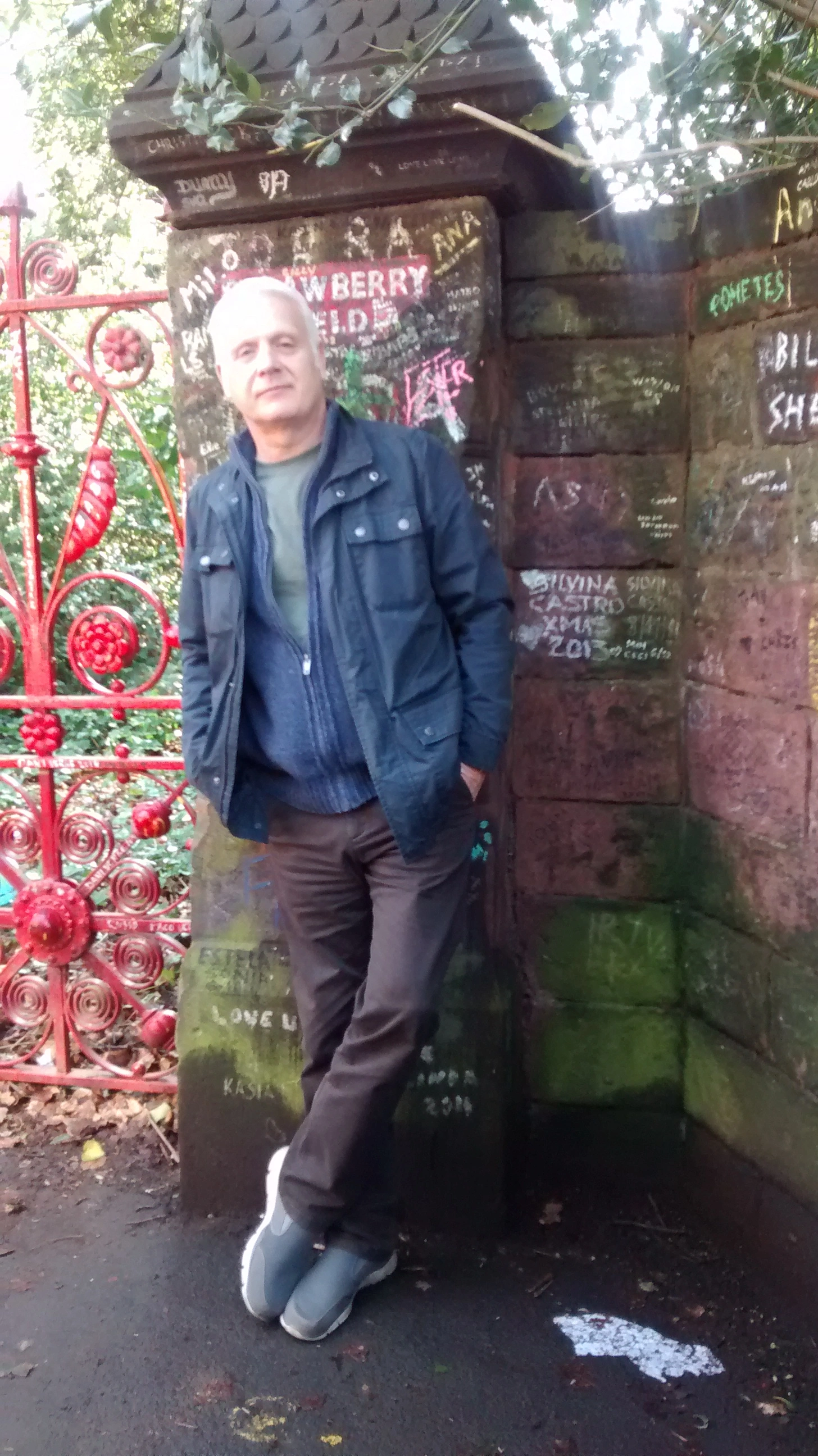 Paul at Strawberry Fields